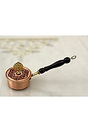 Bakır Lüx Yaşam Çiçekli Tütsülük Buhurdanlık Sosluk Yaşam Çiçekli