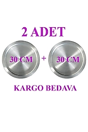 2 Adet 30 Cm Kararmaz Künefe Kadayıf Tabağı Tepsisi (KARGO BEDAVA)