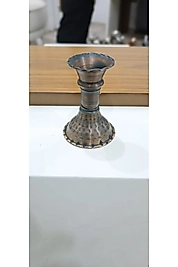 Bakır Şamdan Mumluk Kulpsuz Şinanay