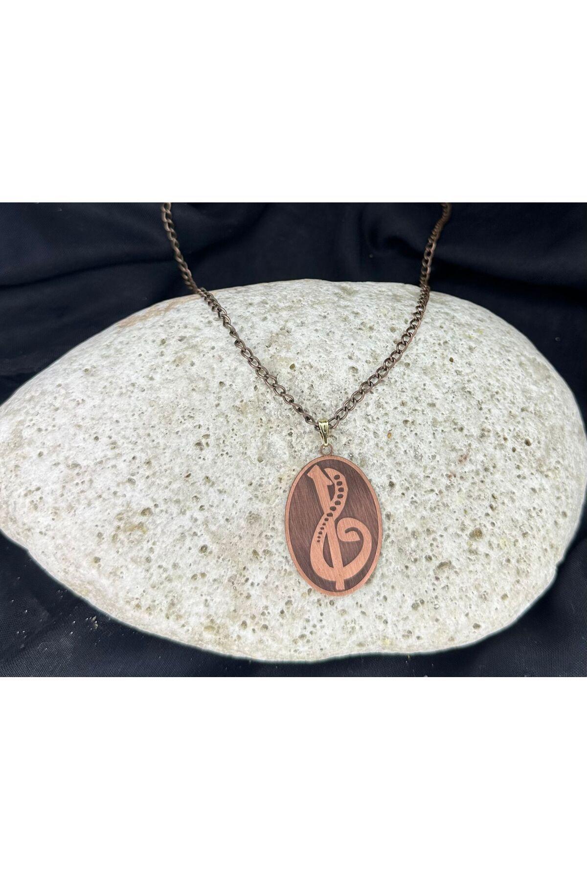 %100 Gerçek Saf Bakır Motifli Bakır Kolye -