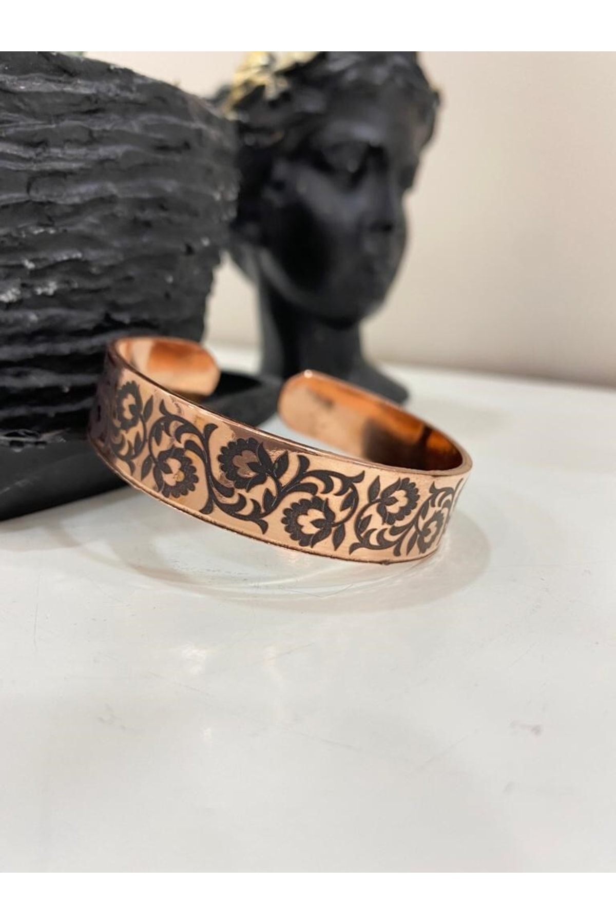Saf Bakır Bileklik -her Bileğe Uygun-geçmeli-unisex-
