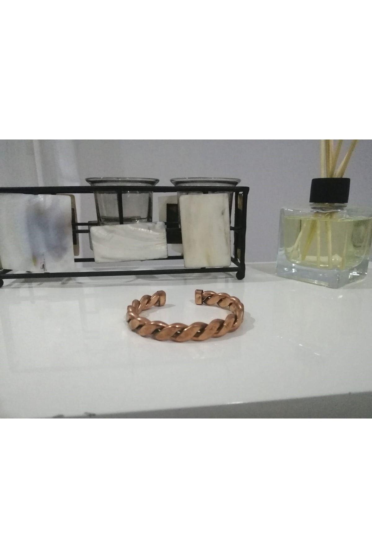 50 Gram Saf Bakır Bileklik %100 Bakır Her Bileğe Uygun Geçmeli