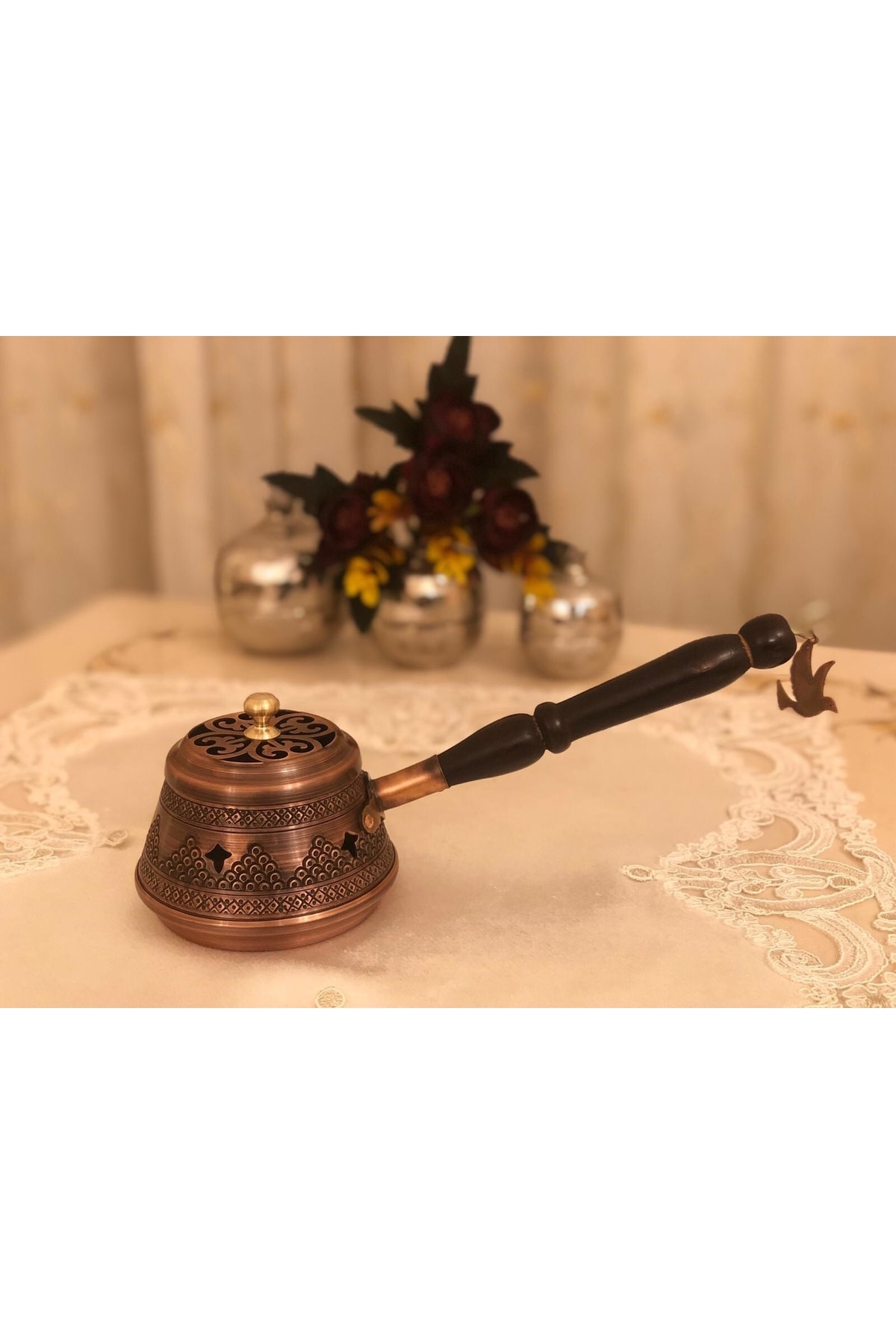 Lüx Üzüm Desenli Tütsülük Buhurdanluk Sosluk