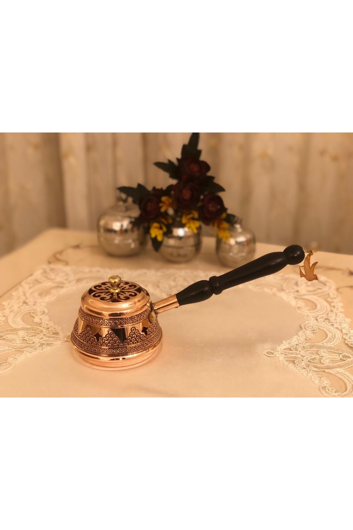 Lüx Üzüm Desenli Tütsülük Buhurdanluk Sosluk