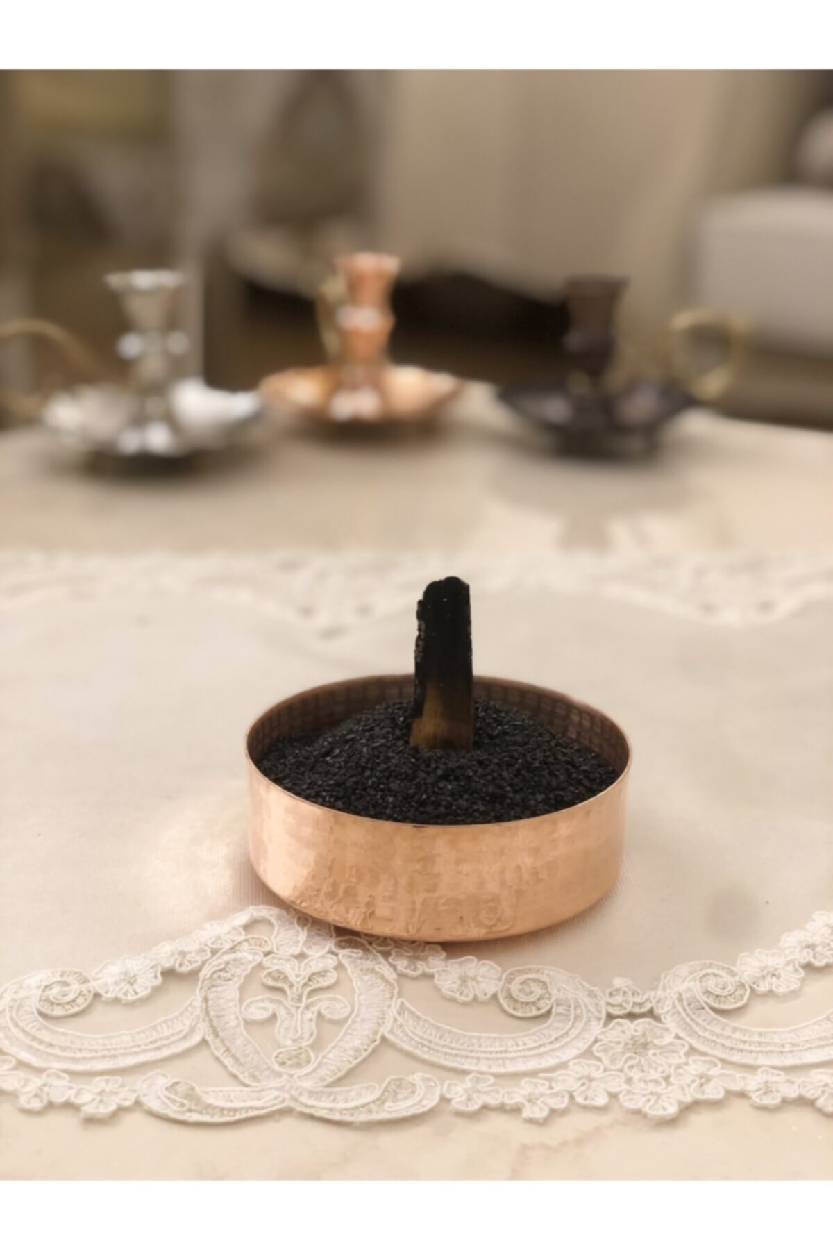 Lüx Bakır Kumlu Tütsülük Parlak